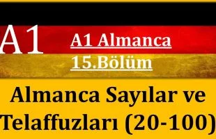 A1 Almanca | 15.Bölüm | Almanca Sayılar