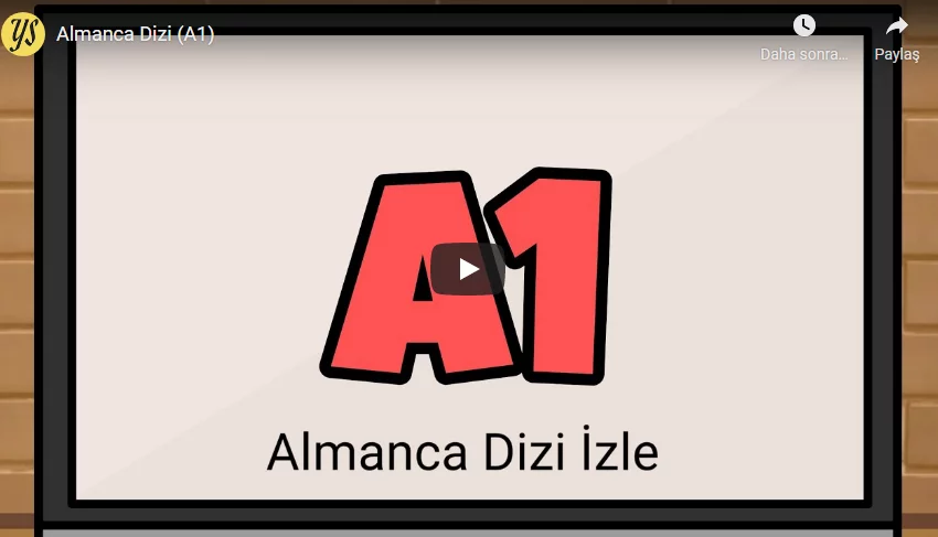 Almanca Dizi A1