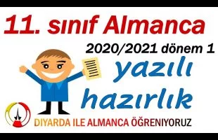 11.Sınıf Almanca | 1.Dönem I Yazılıya Hazırlık